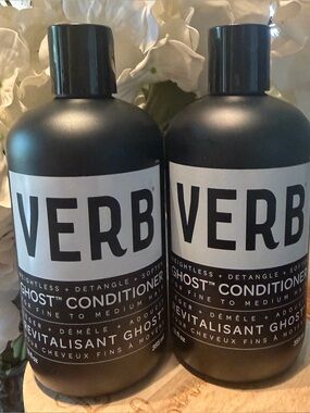 Verb Ghost Conditioner for fine to medium hair 12 fl oz lot of 2